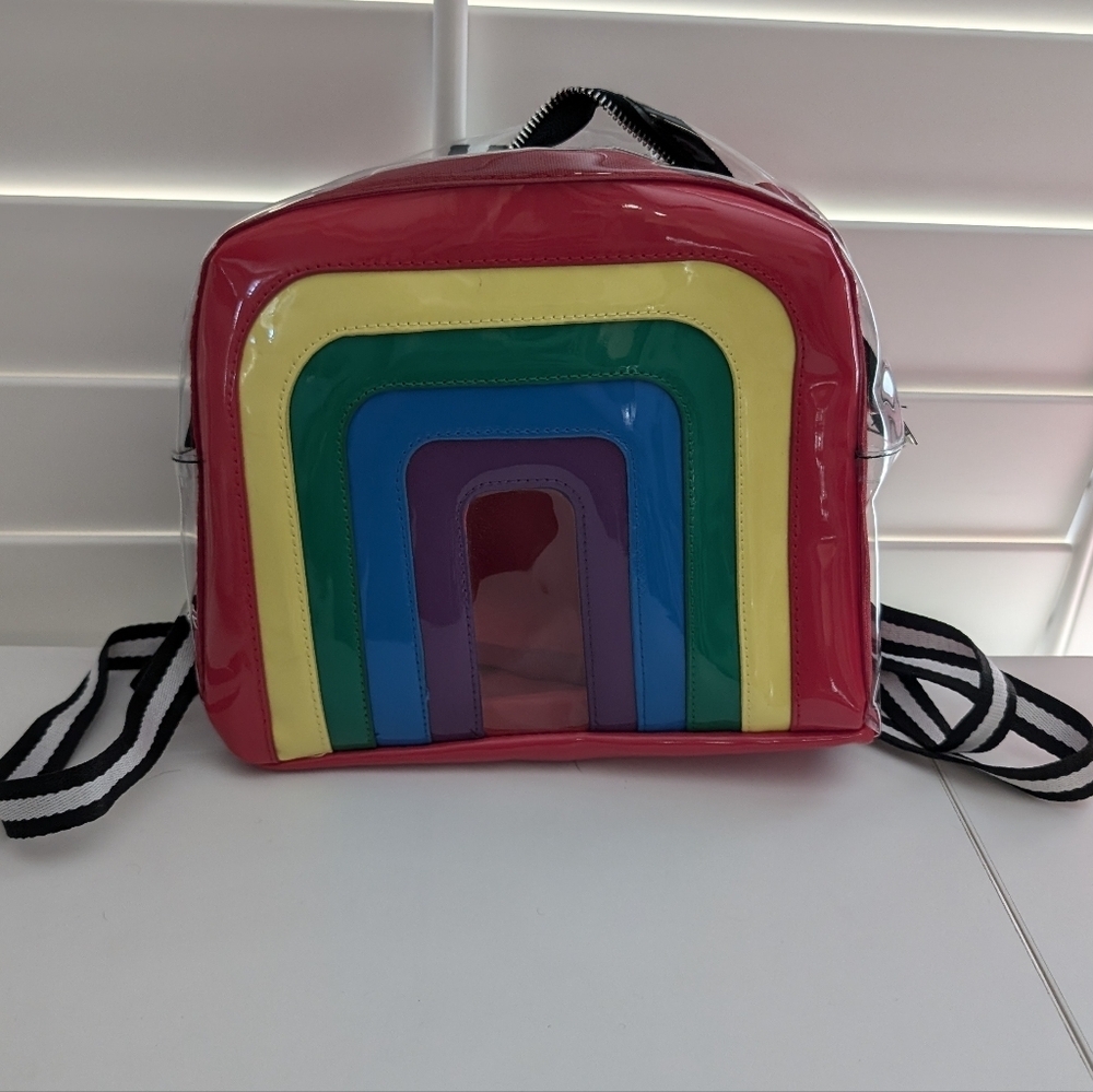 Vinyl Rainbow Backpack